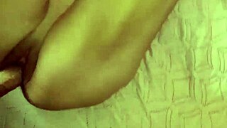 beautiful homemade video featuring hot skinny couple in action