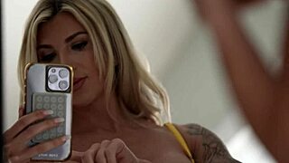 Pretty Blonde Milf Taylor Wild Changes Into Lingerie Roughly