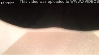 ellie rowyn, the redhead milf, says 'beg for my pussy' in femdom yoga