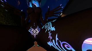 mommy intensely rides her cute femboy in cowgirl