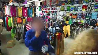 shoplifter ashley lane gets fucked hard from behind