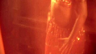 Lovely Brunette Dances Gracefully On Stage