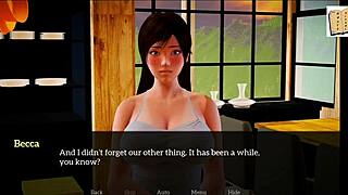 In my new family, MILF plays games with big tits