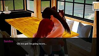 In my new family, MILF plays games with big tits