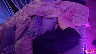 Stepmom sucks stepson's cock hard