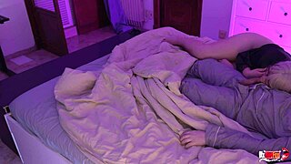 Stepmom sucks stepson's cock hard