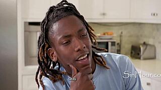 Danielle renae rides mighty dee's big black cock in taboo mother in law scenario