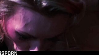 those two sensual blonde milfs are getting fucked in a romantic threesome with big tits