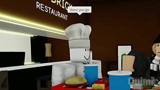 Roblox brookhaven rp funny moments with rough fucking comic