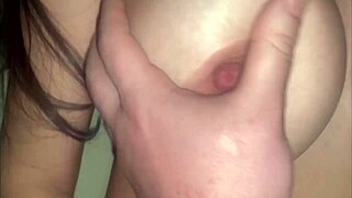 I've longed to cum on my wife's big natural tits for ages