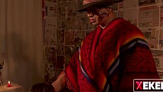 Peruvian milf tricked by fake healer, gets fucked and creampied