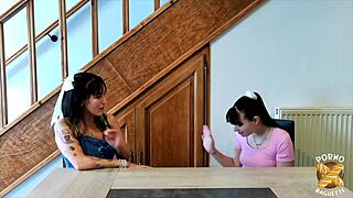 Does this brunette milf enjoy the cock in stockings?