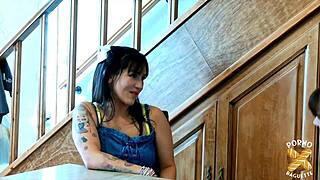 Does this brunette milf enjoy the cock in stockings?