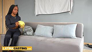 Fit Ebony Milf Enjoys Anal Gaping After Casting