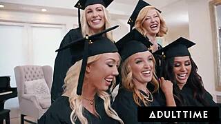 How wild can these slutty milfs get in a reverse gangbang on nerd photographer charlie forde with bunny madison and more?