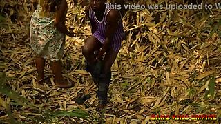 outdoor amateur lagos mummy fucked in the bush with monster cock