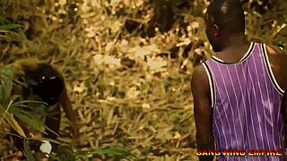 outdoor amateur lagos mummy fucked in the bush with monster cock