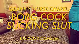 Granny Nurse Chapel Borg Cock Sucking Slut!