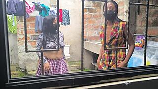 Housewives Making Homemade Porn After Laundry, Hot Sluts Showing Off Sexy Bodies