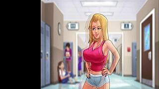 Roxxie Gets Clapped by Mia in Locker Room Fuck?