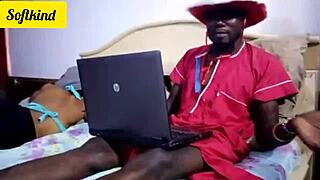 Big Black Cock Lecturer Moans During Rough Fuck!