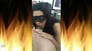 mature wife flashing while furniture assembler fucks her