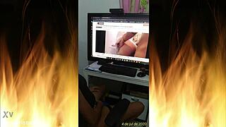 mature wife flashing while furniture assembler fucks her