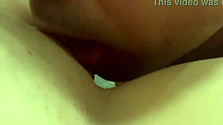 Intensely fucking my girlfriend on the couch with close-ups and licking