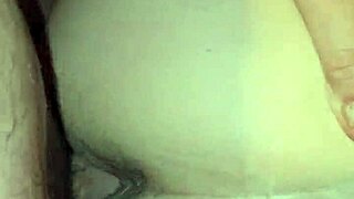 Wife bends over for creampie surprise