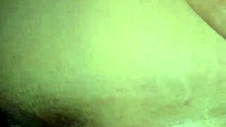 Wife bends over for creampie surprise