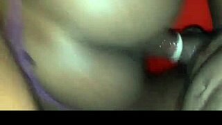 Nasty ebony milf stripper goes full freak with ass spanking and underwear tease