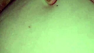 Wife bends over for creampie surprise