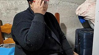 the teacher gets cum on her face and squirts hard in a big orgasm