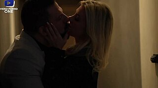 She prepares a naughty surprise in lingerie for her husband