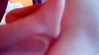chinese teen shows big tits in homemade blowjob