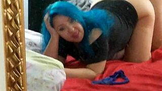 Naughty Cousin Made the Boy Cum in Her Mouth Then She Sat on His Dick