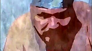 crazy bbw milf zabel chained in rough bondage parody