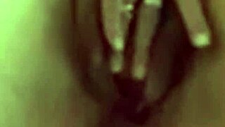 LOUD SOLO ORGASM from amateur wife masturbating her WET PUSSY and ASS