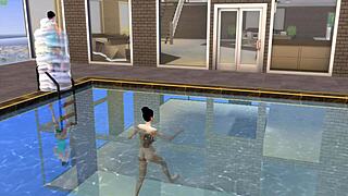 Step Mom Tricks Me Into Game For Hard Fucking And Facial Cumshot