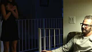 Foster daughter ahs to obey her to her new family rules to remain at home - fosterteen 18+