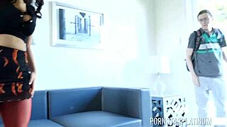 Brunette violet myers fucks repairman conor coxxx