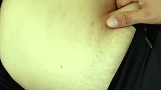 MILF Explores Orgasmic Belly Fetish in Amateur Session with Intense Climax