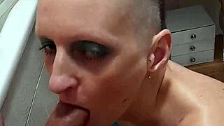 German MILF Sandra Performs Intense Blowjob On Hard Cock