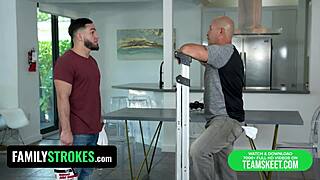 Oh, you little tease, I love sucking your thick cock in front of your stepdad