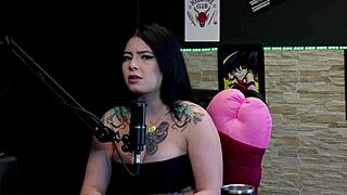 Kalyca's blowjob fetish with 24cm cock outdoors