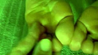 I Love My Girlfriend's Beautiful Little Feet In The Bedroom