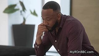 milf tries big black cock after breakup