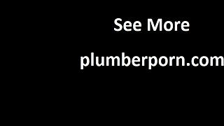 Hot Mature Waiting For Plumber At Home