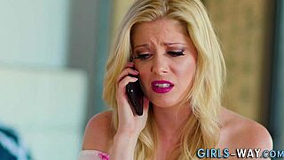 Blonde Milf's Small Tits Licked