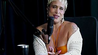 Just Joana Exhibitionism Lacks Foreplay in Sheer Red